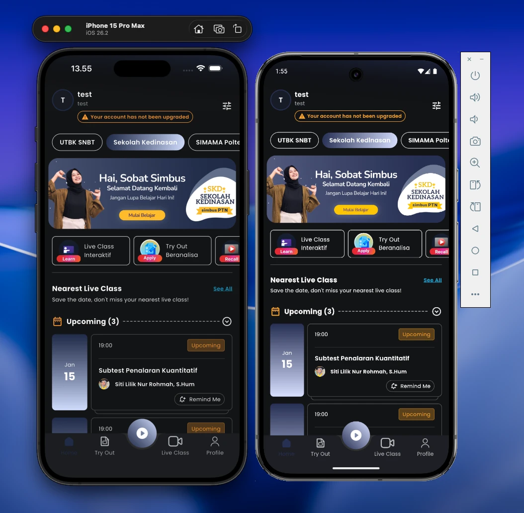 Home Dashboard - SKB Theme